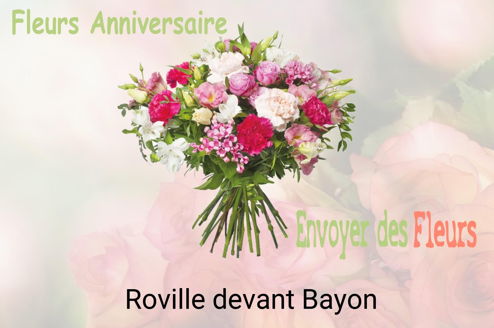 Bouquet de fleurs d’anniversaire livré à Roville-devant-Bayon